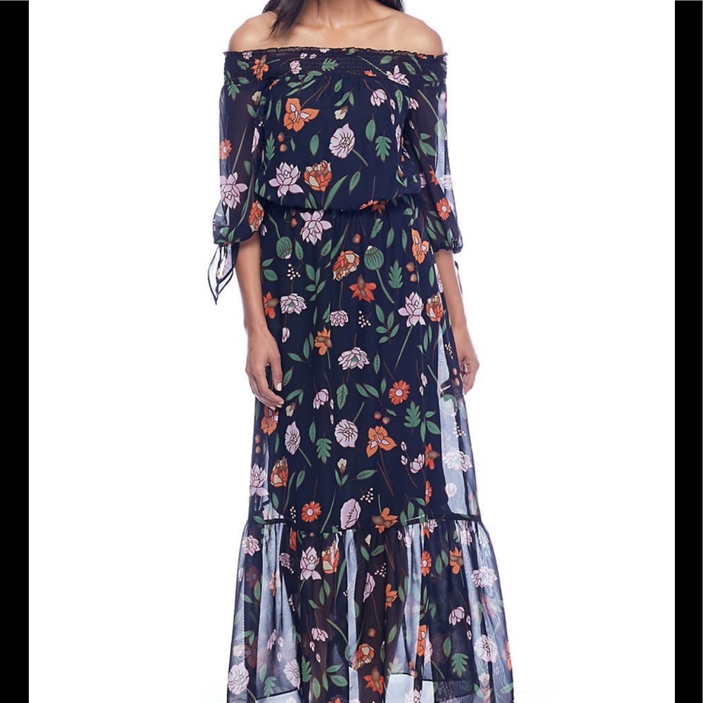 Floral Maxi Dress Ronni Nicole